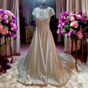 Satain Wedding Gown